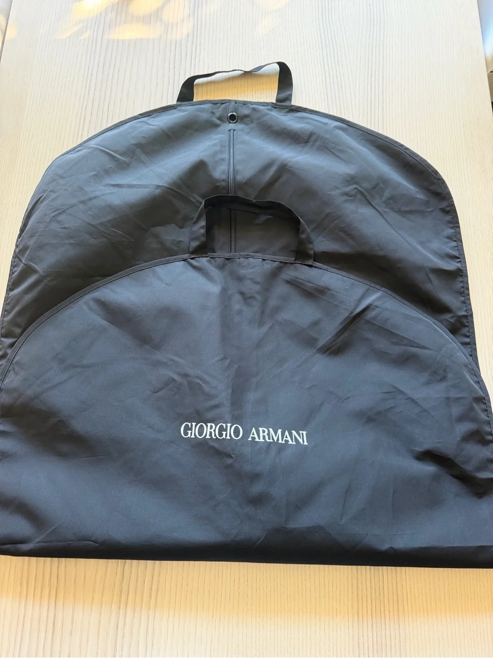Giorgio Armani Black Suit Garment Bag 42